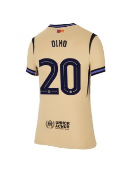 Barcelona Dani Olmo #20 Replika Borta Kläder Dam 2025-26 Kortärmad